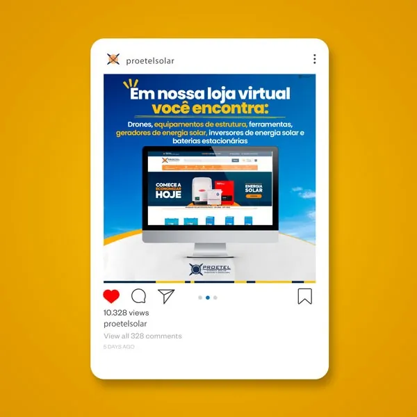 Proetel Energia Solar em aplicação
