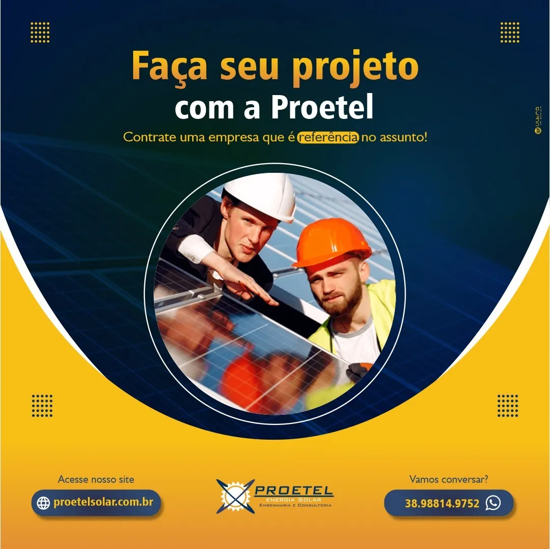 Peça para Proetel Energia Solar